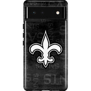 NFL New Orleans Saints Black & White Pixel Cases