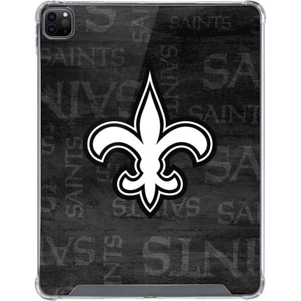 NFL New Orleans Saints Black & White iPad Cases