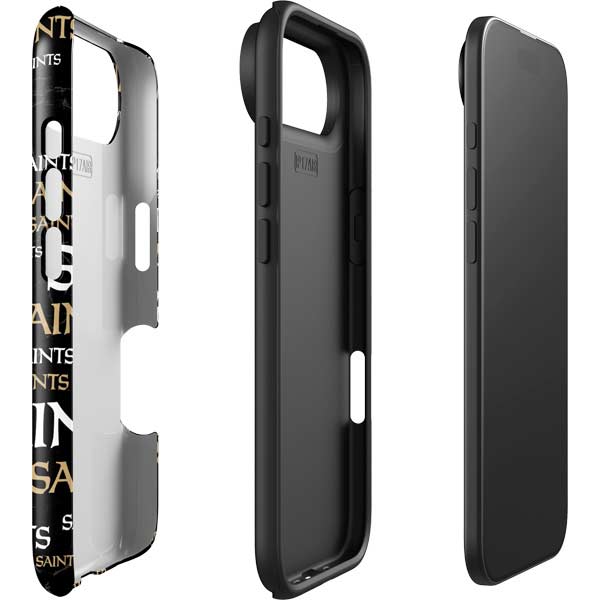 NFL New Orleans Saints Black Blast iPhone 17 Air Impact Case