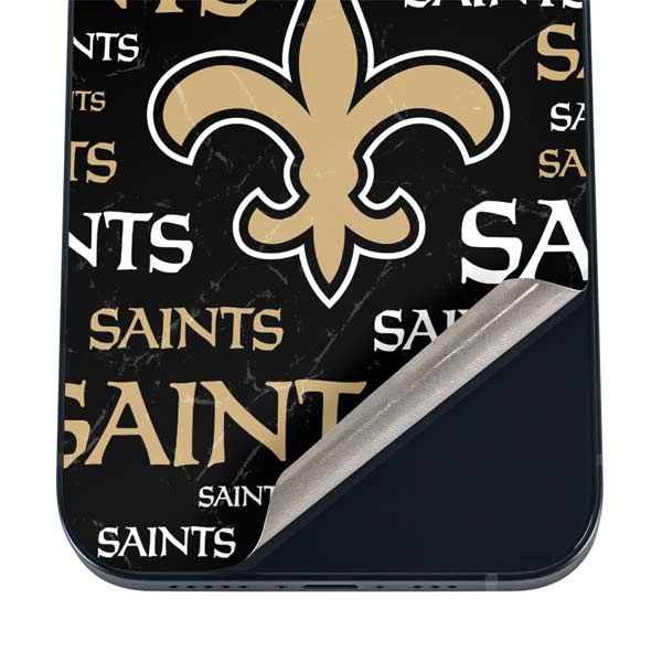 NFL New Orleans Saints Black Blast iPhone 17 Air Skin