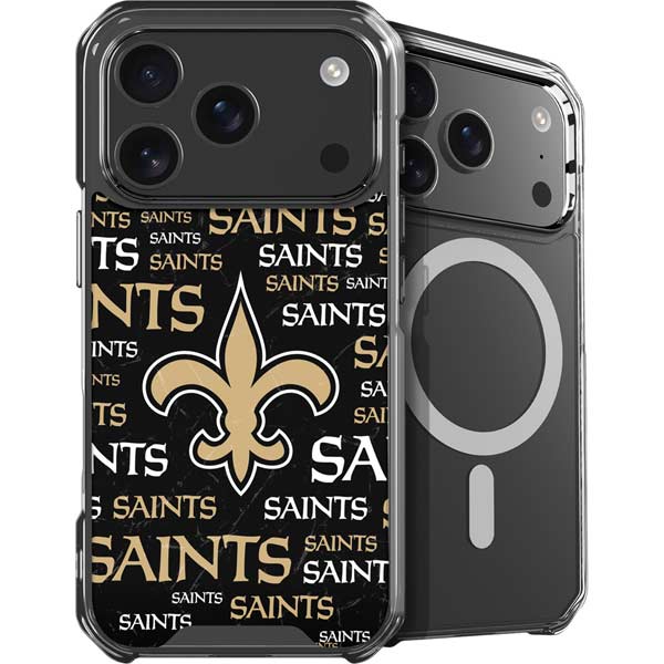 NFL New Orleans Saints Black Blast iPhone 17 Pro Max MagSafe Case