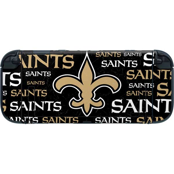 NFL New Orleans Saints Black Blast Nintendo Switch 2 (2025) with Joy-Con Skin