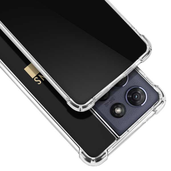 NFL New Orleans Saints Black Performance Series Moto G 5G (2025) Clear Case