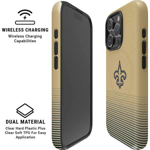 NFL New Orleans Saints Breakaway iPhone 16 Pro Max Magsafe Impact Case