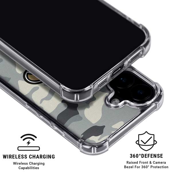NFL New Orleans Saints Camo iPhone 17 MagSafe Case