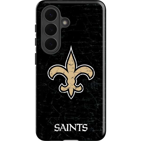 NFL New Orleans Saints Distressed Galaxy S26 Plus Impact Case