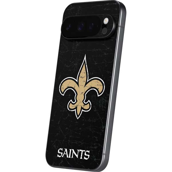 NFL New Orleans Saints Distressed Google Pixel 10 Pro XL Skin