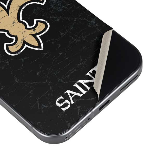 NFL New Orleans Saints Distressed Google Pixel 10 Pro XL Skin