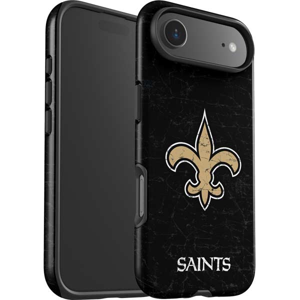 NFL New Orleans Saints Distressed iPhone 17 Air Impact Case