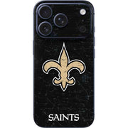 NFL New Orleans Saints Distressed iPhone 17 Pro Skin