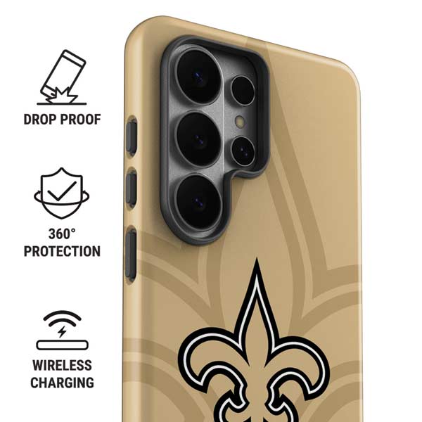 NFL New Orleans Saints Double Vision Galaxy S26 Ultra Impact Case