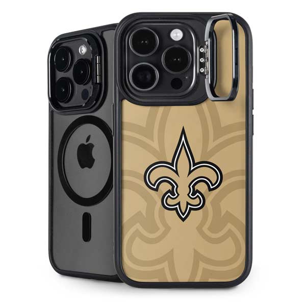 NFL New Orleans Saints Double Vision iPhone 14 Pro Kickstand Case