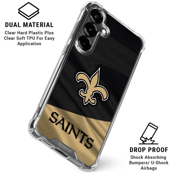 NFL New Orleans Saints Galaxy S26 Clear Case