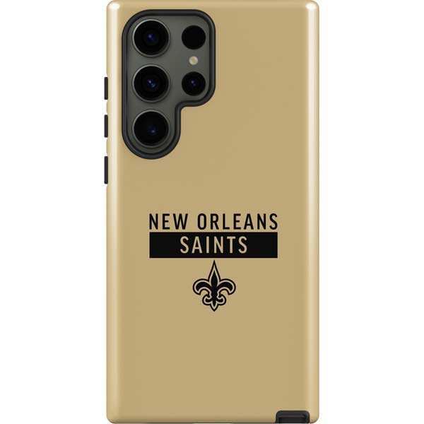 NFL New Orleans Saints Gold Performance Series Galaxy S23 Ultra Pro Case