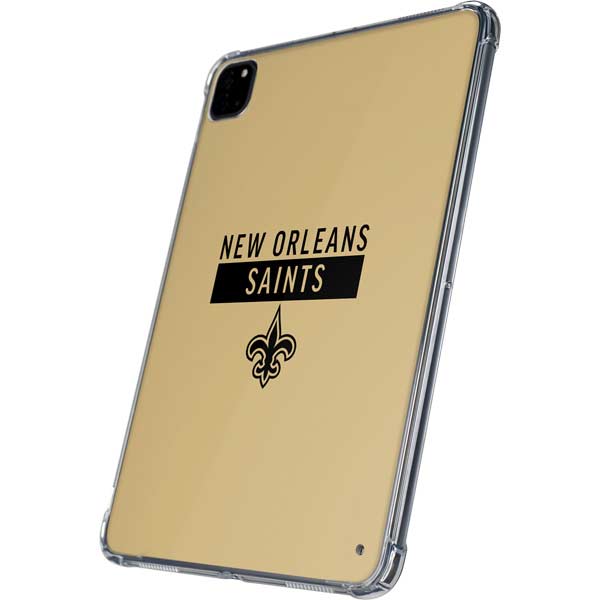 NFL New Orleans Saints Gold Performance Series iPad Pro 11in (2024) Clear Case