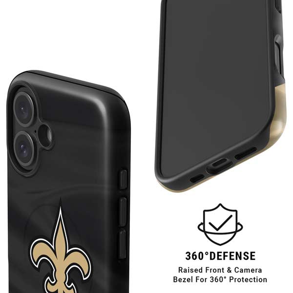 NFL New Orleans Saints iPhone 16 Magsafe Impact Case