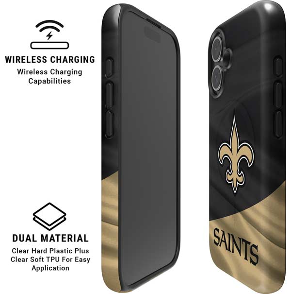 NFL New Orleans Saints iPhone 16 Magsafe Impact Case