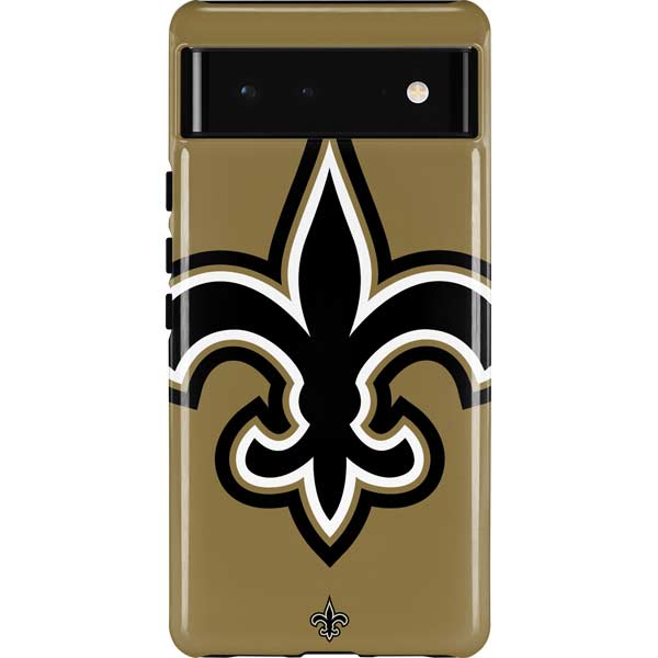 NFL New Orleans Saints Large Logo Pixel Cases