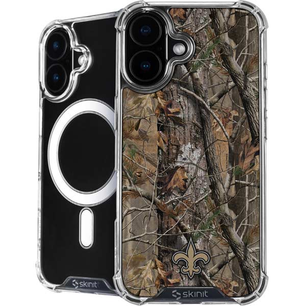NFL New Orleans Saints Realtree AP Camo iPhone 17 MagSafe Case