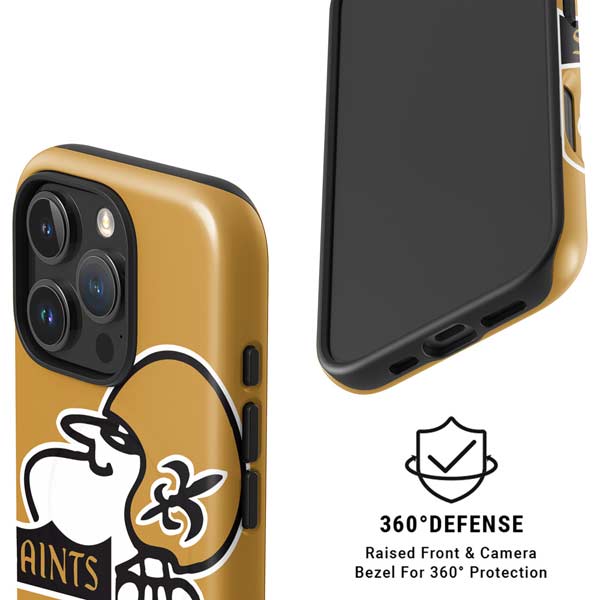 NFL New Orleans Saints Retro Logo iPhone 16 Pro Max Magsafe Impact Case