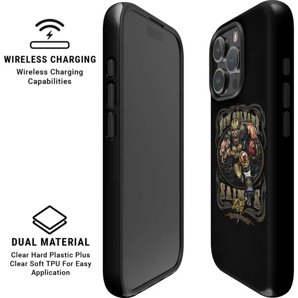 Liquid Blue NFL New Orleans Saints Running Back iPhone 16 Pro Max Magsafe Impact Case