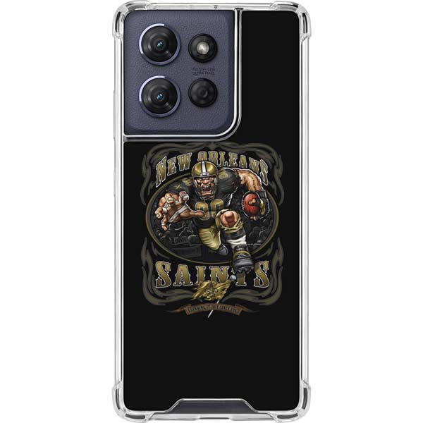 Liquid Blue NFL New Orleans Saints Running Back Moto G 5G (2025) Clear Case