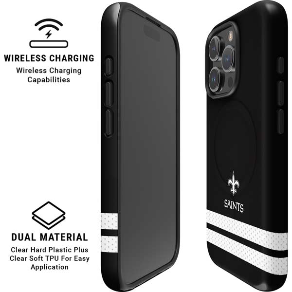 NFL New Orleans Saints Shutout iPhone 16 Pro Magsafe Impact Case