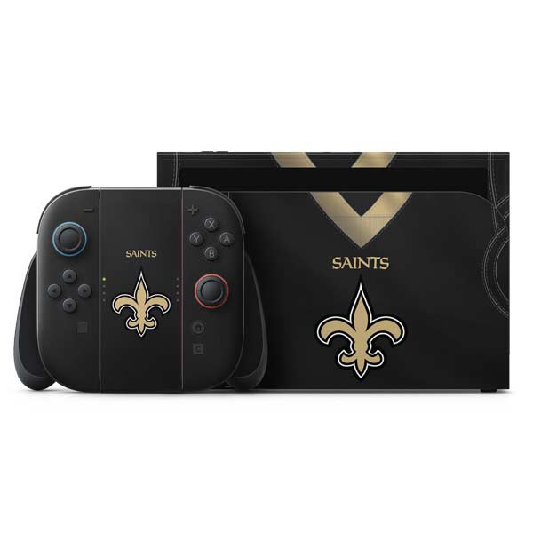 NFL New Orleans Saints Team Jersey Nintendo Switch 2 (2025) with Joy-Con Skin