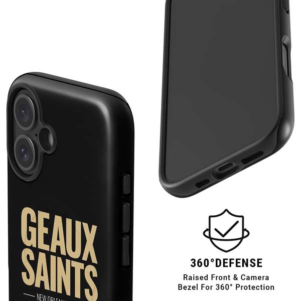 NFL New Orleans Saints Team Motto iPhone 16 Magsafe Impact Case