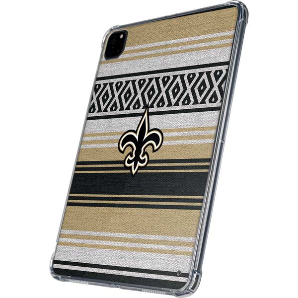 NFL New Orleans Saints Trailblazer iPad Pro 11in (2024) Clear Case