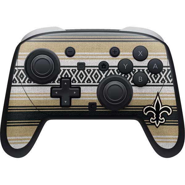NFL New Orleans Saints Trailblazer Nintendo Switch 2 (2025) Pro Controller Skin