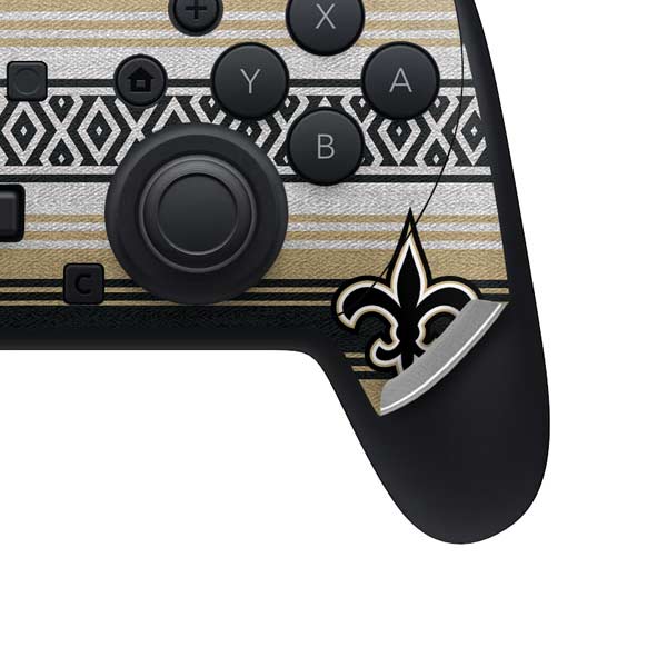 NFL New Orleans Saints Trailblazer Nintendo Switch 2 (2025) Pro Controller Skin