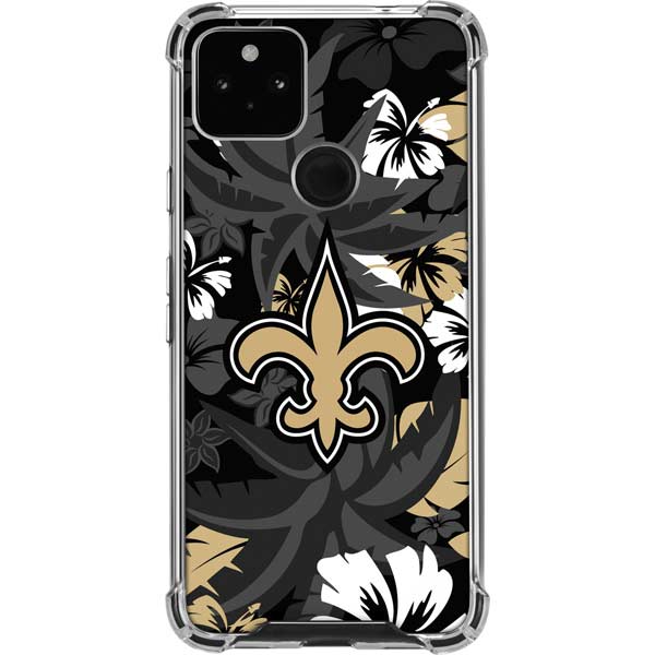 NFL New Orleans Saints Tropical Print Pixel Cases