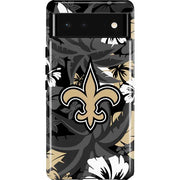 NFL New Orleans Saints Tropical Print Pixel Cases