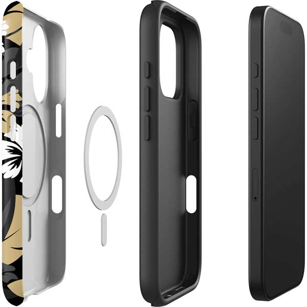 NFL New Orleans Saints Tropical Print iPhone 16 Plus Magsafe Impact Case