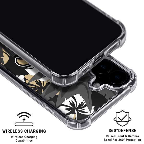 NFL New Orleans Saints Tropical Print iPhone 17 MagSafe Case
