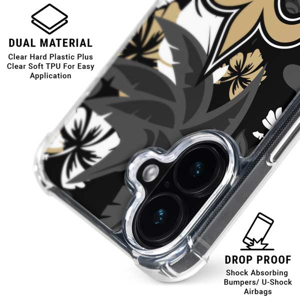 NFL New Orleans Saints Tropical Print iPhone 17 MagSafe Case
