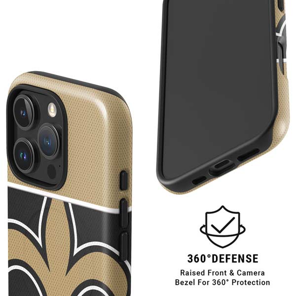 NFL New Orleans Saints Zone Block iPhone 16 Pro Max Magsafe Impact Case