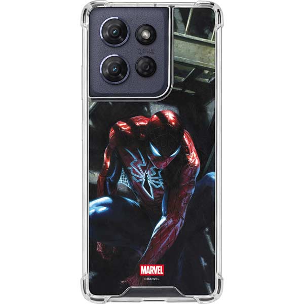 Marvel Spiderman New Suit Spiderman Moto G Power 5G (2025) Clear Case
