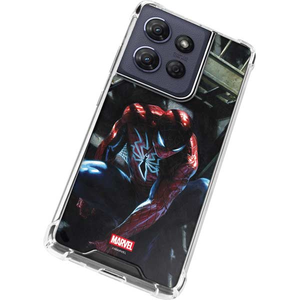 Marvel Spiderman New Suit Spiderman Moto G Power 5G (2025) Clear Case