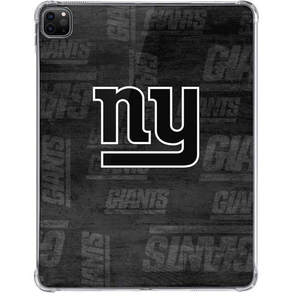 NFL New York Giants Black & White iPad Pro 11in (2024) Clear Case