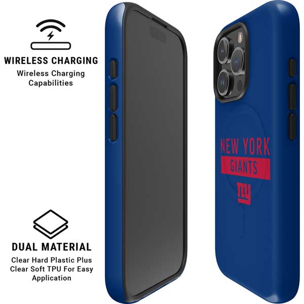 NFL New York Giants Blue Performance Series iPhone 16 Pro Magsafe Impact Case