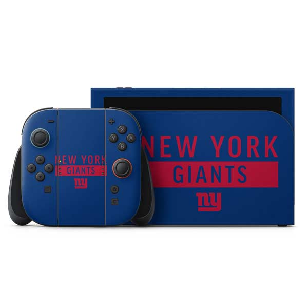 NFL New York Giants Blue Performance Series Nintendo Switch 2 (2025) with Joy-Con Skin