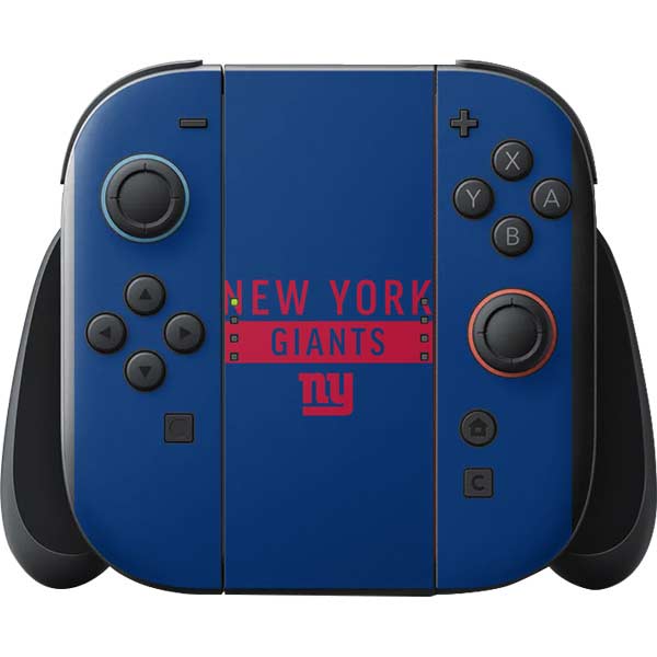 NFL New York Giants Blue Performance Series Nintendo Switch 2 (2025) with Joy-Con Skin