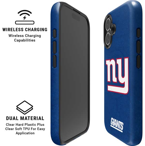 NFL New York Giants Distressed iPhone 17 Magsafe Impact Case