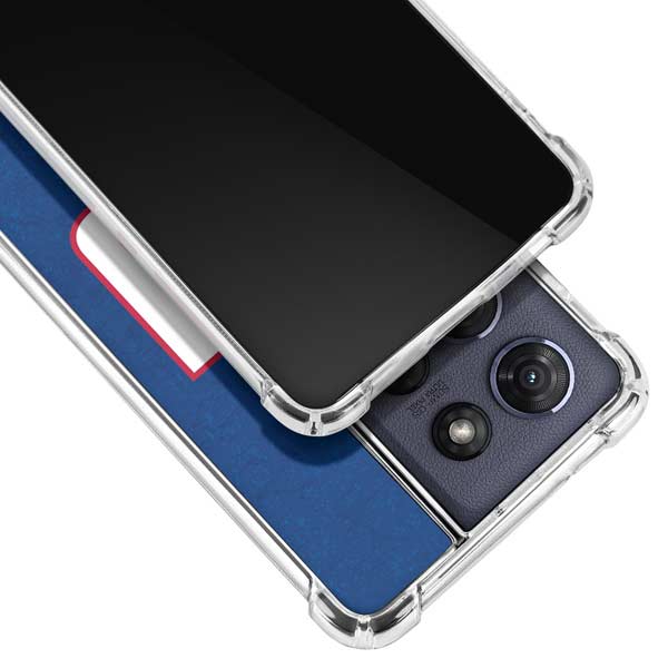 NFL New York Giants Distressed Moto G Power 5G (2025) Clear Case