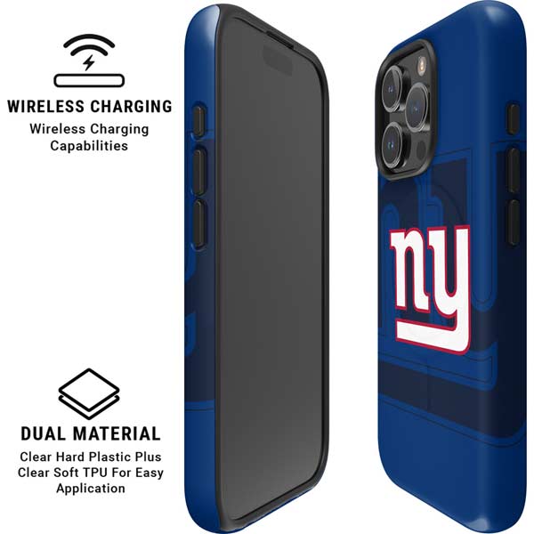 NFL New York Giants Double Vision iPhone 16 Pro Magsafe Impact Case