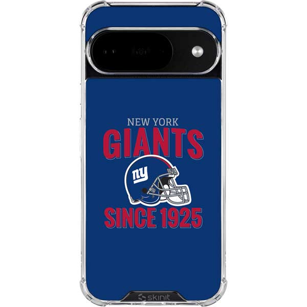 NFL New York Giants Helmet Google Pixel 10 Clear Case