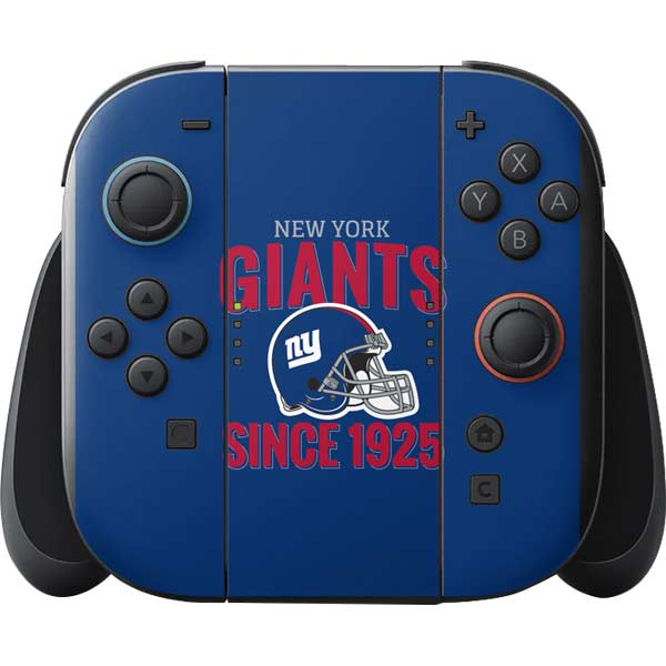 NFL New York Giants Helmet Nintendo Switch 2 (2025) with Joy-Con Skin