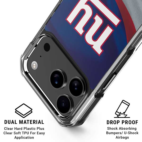 NFL New York Giants iPhone 17 Pro Clear Case